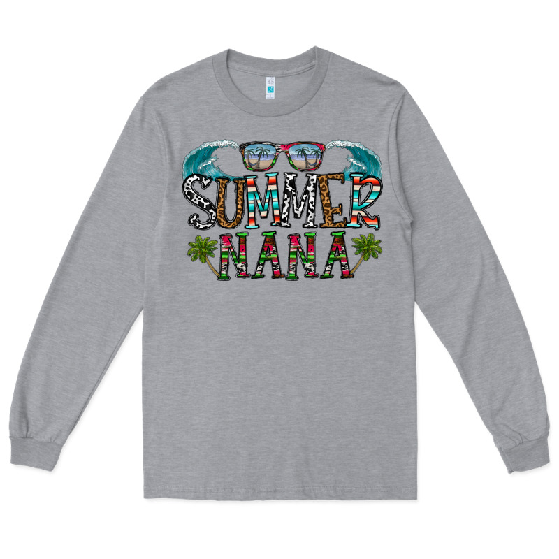 Summer Nana Long Sleeve Tee by CowhideDigitalArt | Teevron