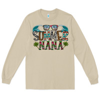 Mushroom summer nana Long Sleeve Tee - CowhideDigitalArt