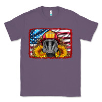 Lavender firefighter air mask and sunflower Classic Tee - HRA Design Shop