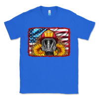 True Royal firefighter air mask and sunflower Classic Tee - HRA Design Shop