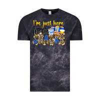 Cloud Black i'm just here for the snacks volleyball Vintage Tee - Zillion Design Studio