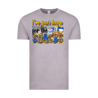 Vintage Zinc i'm just here for the snacks volleyball Vintage Tee - Zillion Design Studio