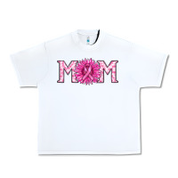 White breast cancer mom Urban Heavy Tee - RanaPortraitStore