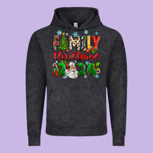 Family Christmas 2024 Vintage Hoodie Designed By Zillion Design Studio