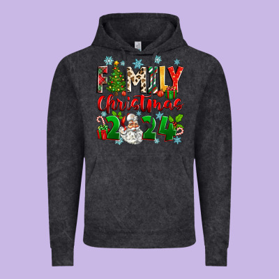 Vintage Hoodie family christmas 2024