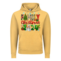 Vintage Mustard family christmas 2024 Vintage Hoodie - Zillion Design Studio
