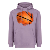 Lavender leopard basketball patch Heavyweight Hoodie - Jasminsmagicworld