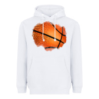 White leopard basketball patch Heavyweight Hoodie - Jasminsmagicworld
