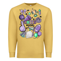 Antique Gold cheer mom Premium Sweatshirt - MaliasSmallBusiness