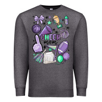 Charcoal Heather cheer mom Premium Sweatshirt - MaliasSmallBusiness