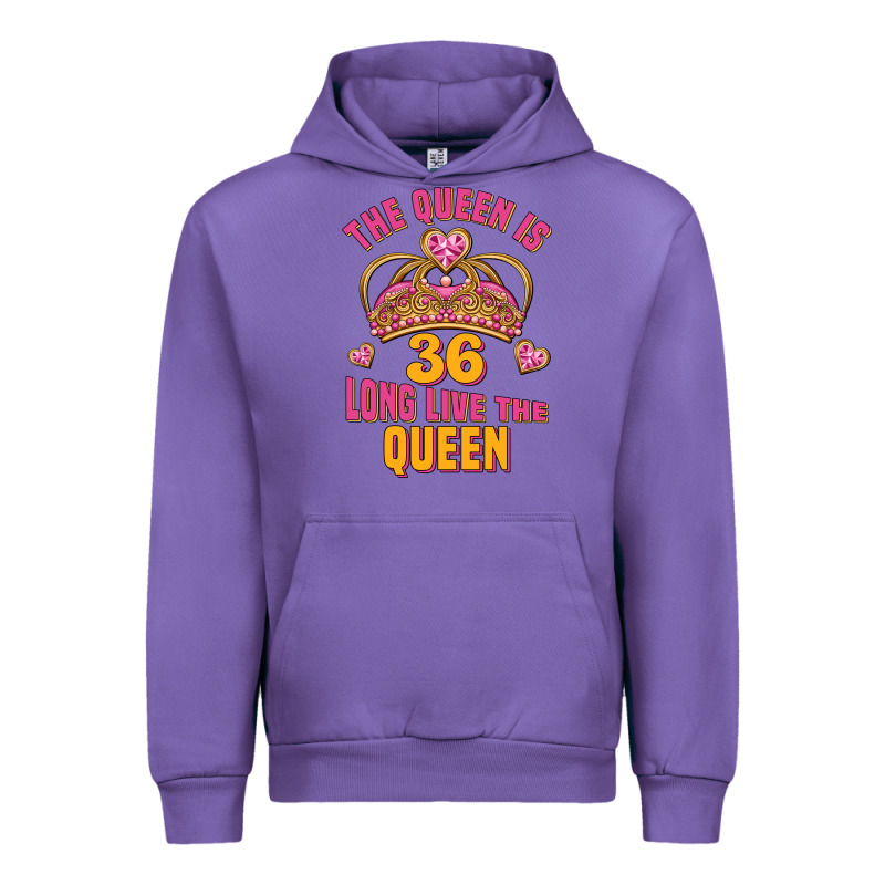 The Queen Is 36 Long Live The Queen Urban Hoodie by Jasminsmagicworld | Teevron