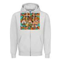 Dove Grey western fall gnomes tumbler Zipper Hoodie - Artiststas