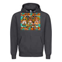 Smoke western fall gnomes tumbler Zipper Hoodie - Artiststas
