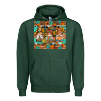 Sports Green western fall gnomes tumbler Zipper Hoodie - Artiststas