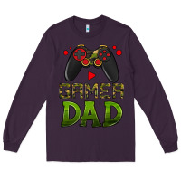 Plum gamer dad Long Sleeve Tee - HRA Design Shop