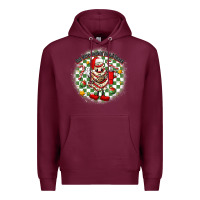 Burgundy boojee christmas cake with belt bag Premium Hoodie - MaliasSmallBusiness