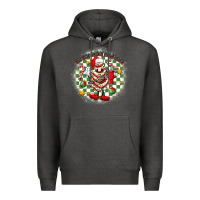 Charcoal Heather boojee christmas cake with belt bag Premium Hoodie - MaliasSmallBusiness