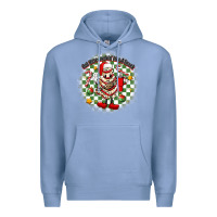 Colony Blue boojee christmas cake with belt bag Premium Hoodie - MaliasSmallBusiness