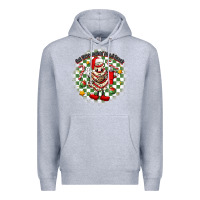 Heather Grey boojee christmas cake with belt bag Premium Hoodie - MaliasSmallBusiness
