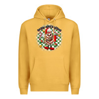 Mustard boojee christmas cake with belt bag Premium Hoodie - MaliasSmallBusiness