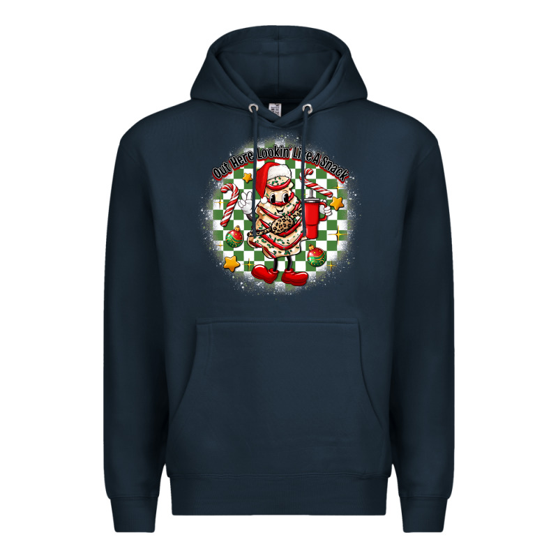 Boojee Christmas Cake With Belt Bag Premium Hoodie by MaliasSmallBusiness | Teevron