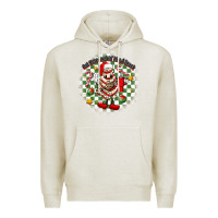 Oatmeal Heather boojee christmas cake with belt bag Premium Hoodie - MaliasSmallBusiness