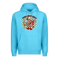 Ocean Blue boojee christmas cake with belt bag Premium Hoodie - MaliasSmallBusiness