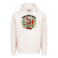 Pale Pink boojee christmas cake with belt bag Premium Hoodie - MaliasSmallBusiness