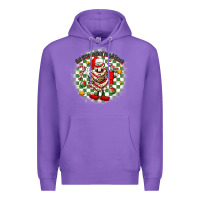 Purple boojee christmas cake with belt bag Premium Hoodie - MaliasSmallBusiness