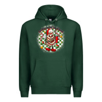 Sports Green boojee christmas cake with belt bag Premium Hoodie - MaliasSmallBusiness