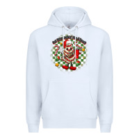 White boojee christmas cake with belt bag Premium Hoodie - MaliasSmallBusiness