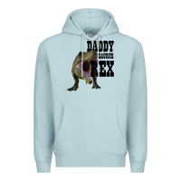 Blue Mist DADDY SAURUS REX Premium Hoodie - Bettercallsaul