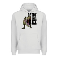 Dove Grey DADDY SAURUS REX Premium Hoodie - Bettercallsaul