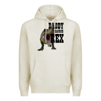 Oatmeal Heather DADDY SAURUS REX Premium Hoodie - Bettercallsaul