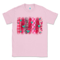Bubblegum Pink valentines day brushstroke Classic Tee - OliviaCreatesArt