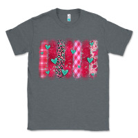 Charcoal Heather valentines day brushstroke Classic Tee - OliviaCreatesArt