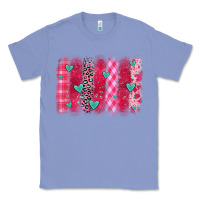 Colony Blue valentines day brushstroke Classic Tee - OliviaCreatesArt