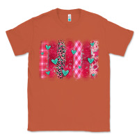 Copper valentines day brushstroke Classic Tee - OliviaCreatesArt