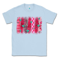 Dusty Blue valentines day brushstroke Classic Tee - OliviaCreatesArt