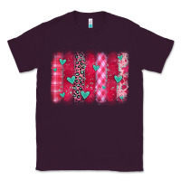 Plum valentines day brushstroke Classic Tee - OliviaCreatesArt