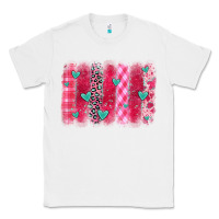 White valentines day brushstroke Classic Tee - OliviaCreatesArt
