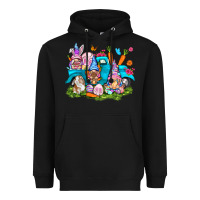 Black Easter gnomies with truck Heavyweight Hoodie - NancyCooperArtShop