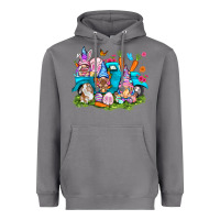 Storm Easter gnomies with truck Heavyweight Hoodie - NancyCooperArtShop