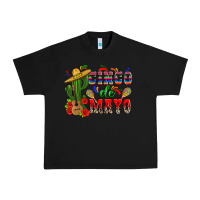 Black cinco de mayo cactus Urban Heavy Tee - Zillion Design Studio