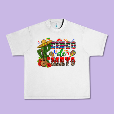 Cinco De Mayo Cactus Urban Heavy Tee Designed By Zillion Design Studio