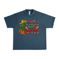 Midnight Navy cinco de mayo cactus Urban Heavy Tee - Zillion Design Studio