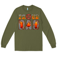 Army Green proud dad Long Sleeve Tee - HRA Design Shop