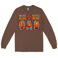 Chestnut proud dad Long Sleeve Tee - HRA Design Shop