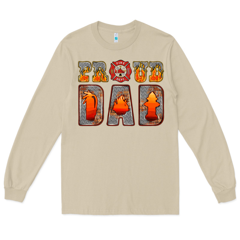 Proud Dad Long Sleeve Tee by HRA Design Shop | Teevron