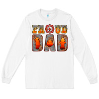 White proud dad Long Sleeve Tee - HRA Design Shop
